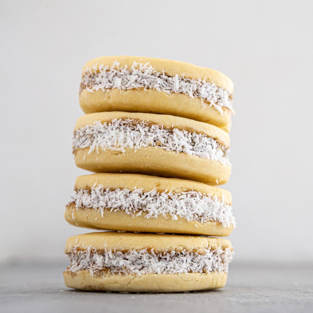 Alfajor de coco. Foto: Freepik.