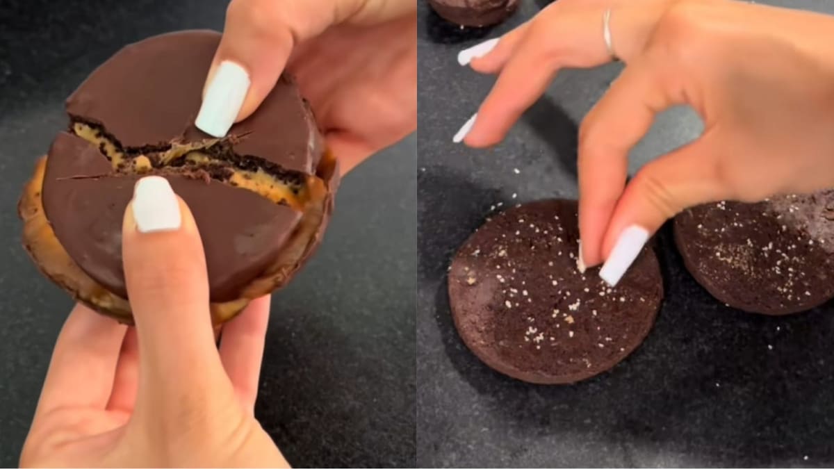 La usuaria de TikTok guió a sus seguidores paso a paso en la preparación de la receta. Foto: Captura de pantalla TikTok / @celiacaenproceso.