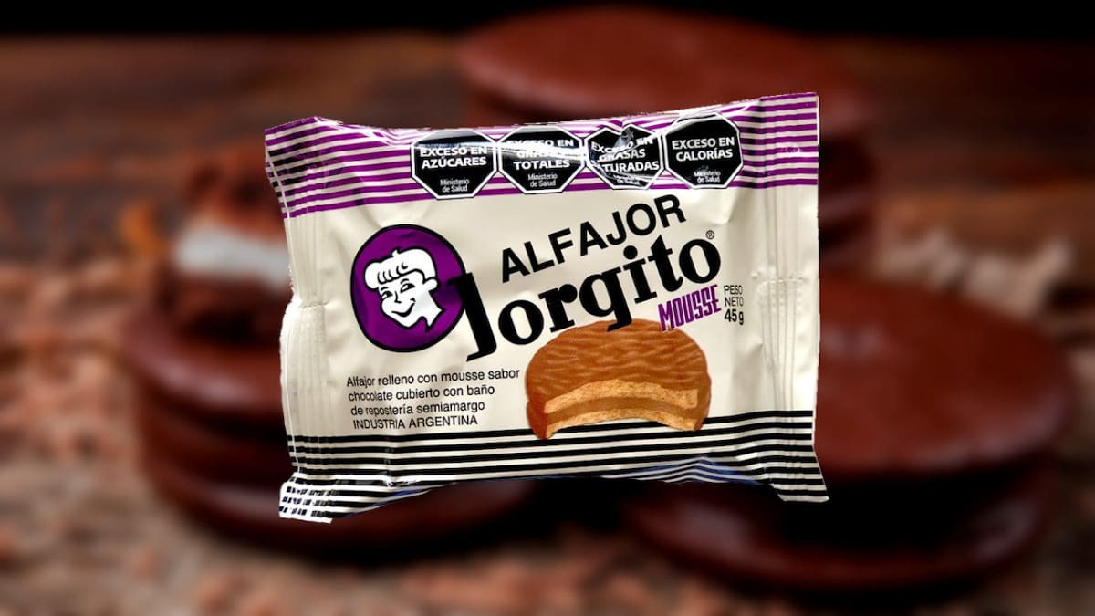 Alfajor Jorgito Mousse. Foto Infokioscos