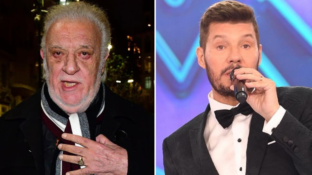Alfio Basile y Marcelo Tinelli