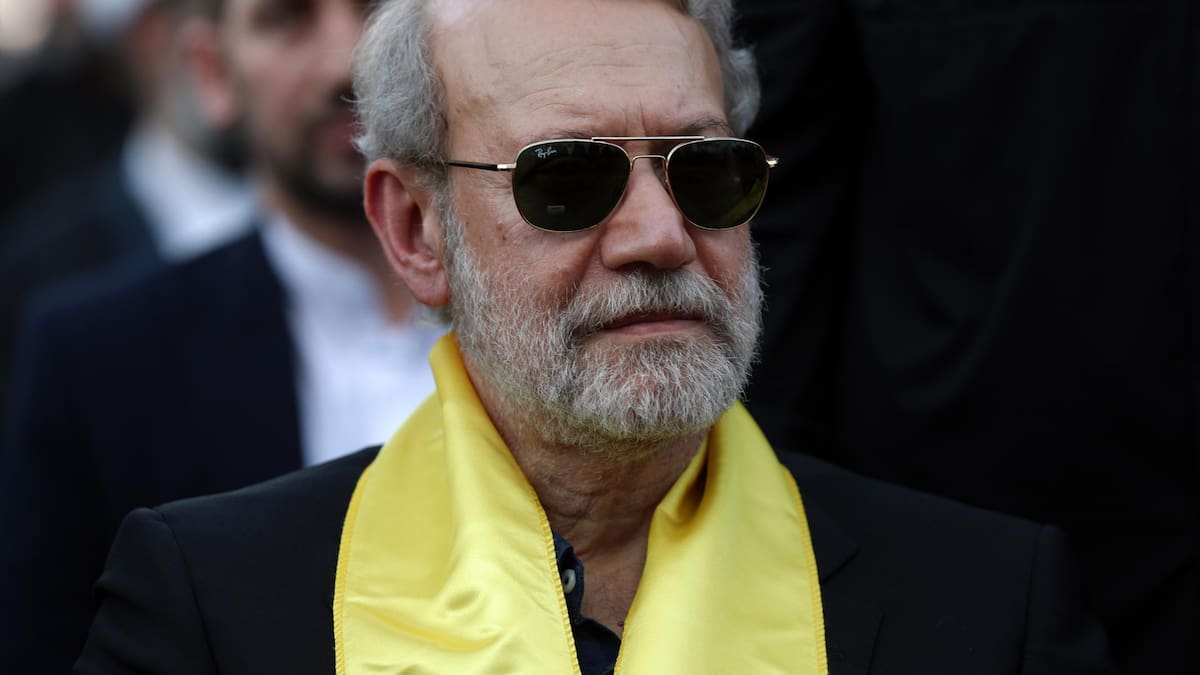Ali Larijani, jefe del Consejo Supremo de Seguridad Nacional de Irán.