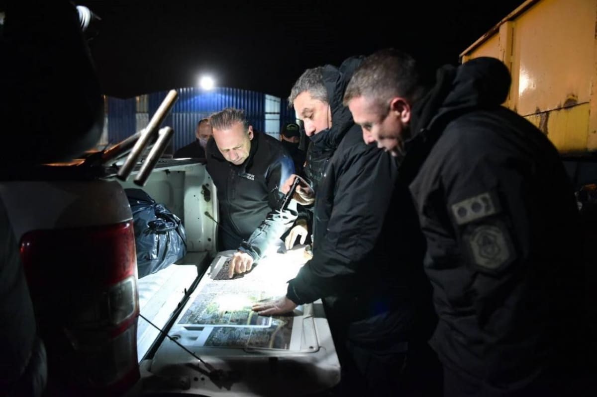 Allanamiento contra el narcotráfico en Rosario.