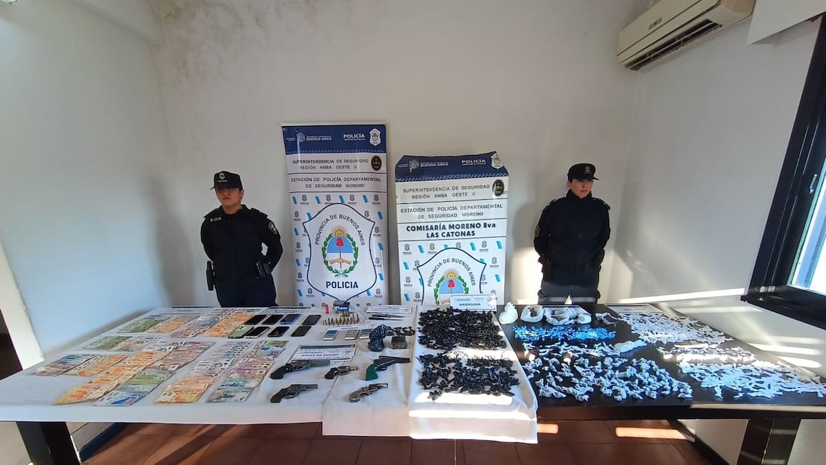 Allanamientos en Moreno