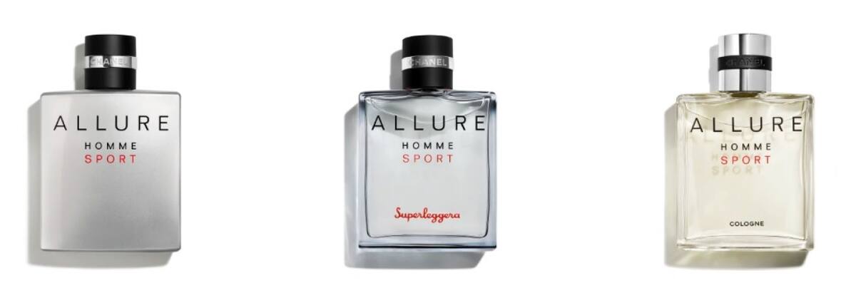 Allure Homme Sport, el perfume favorito de Messi. Foto: Chanel.