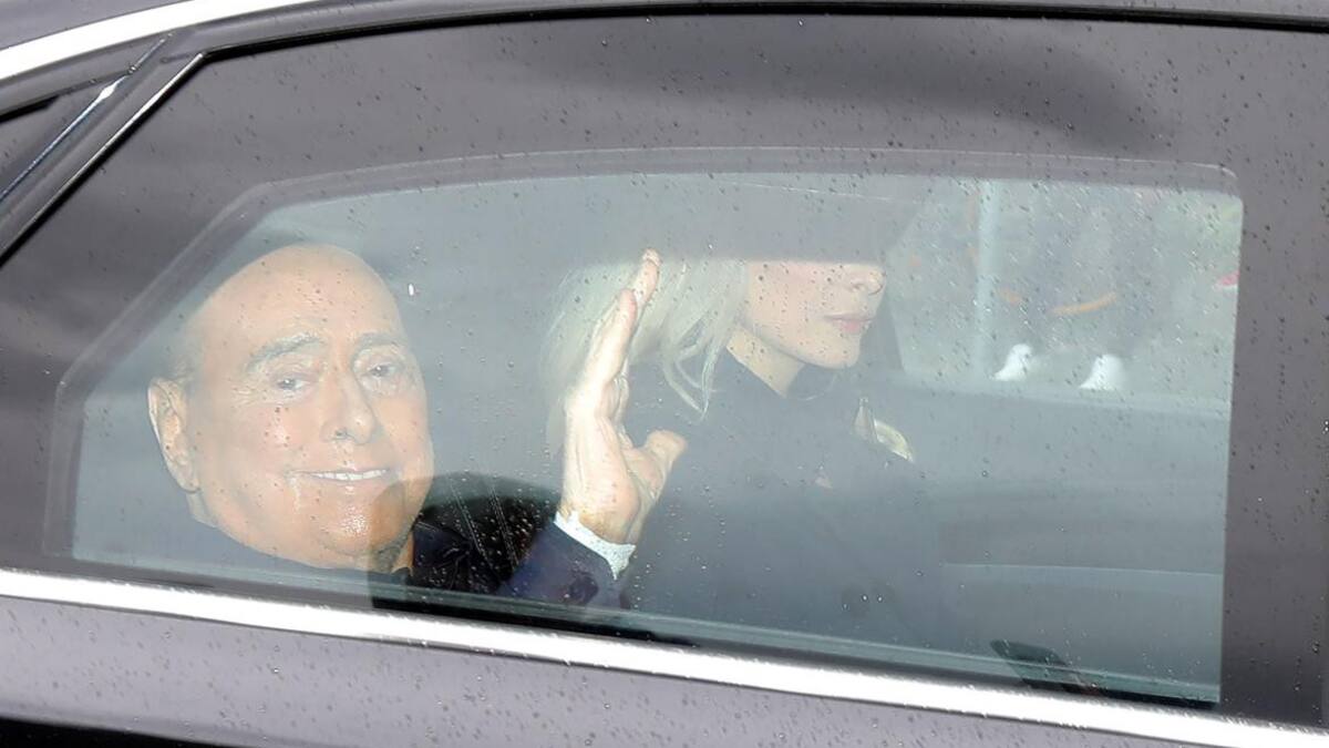 Alta médica para Silvio Berlusconi. Foto: EFE.