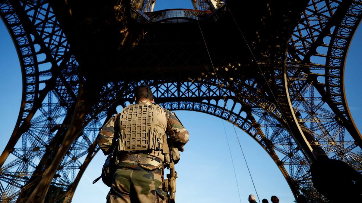 Refuerzan la seguridad en París. Foto: Reuters