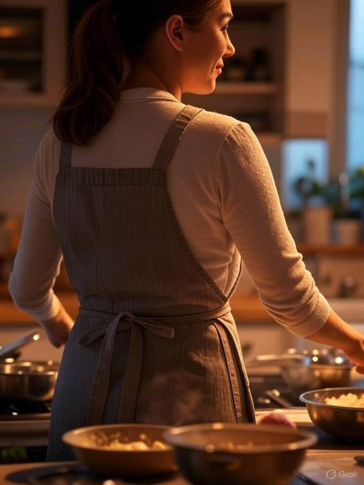 Ama de casa. Foto: Grok.