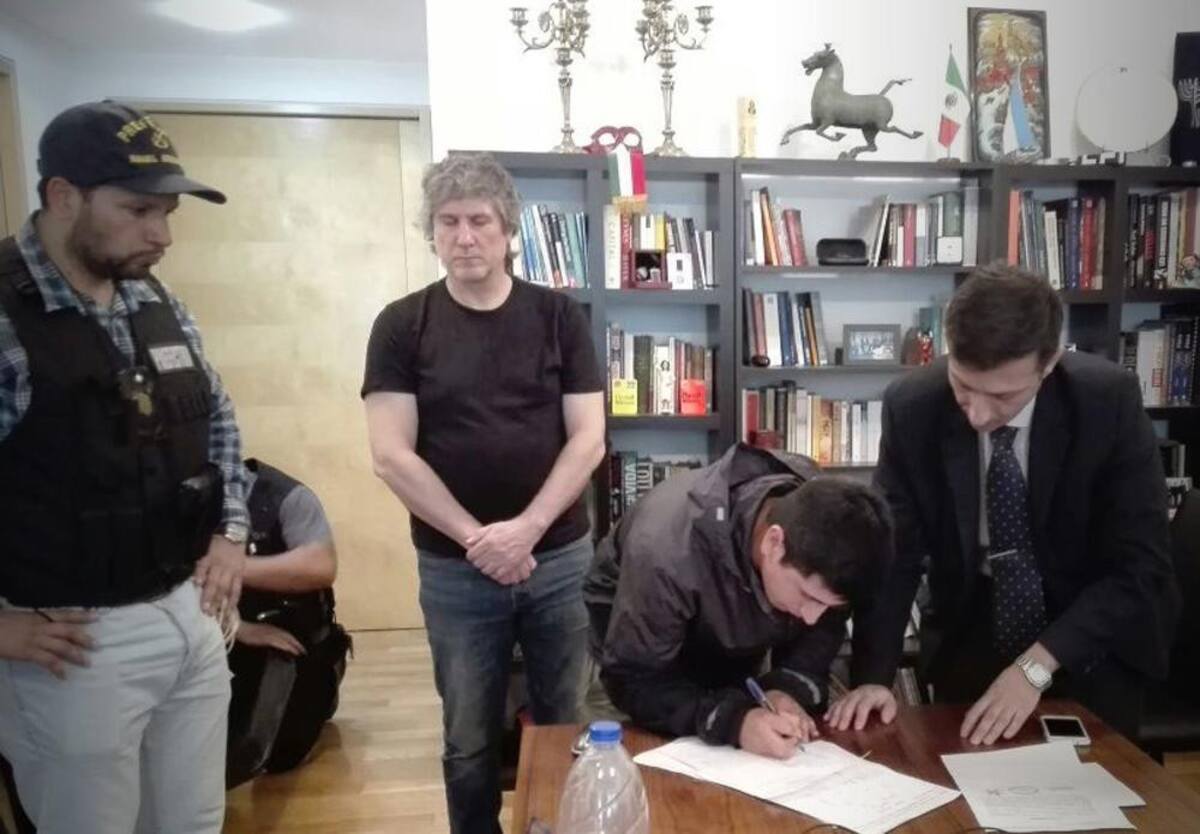 Amado Boudou detenido (NA)