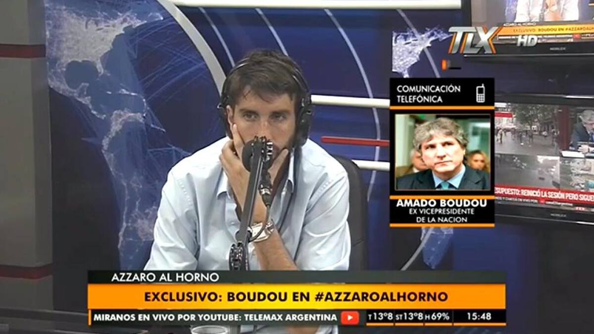 Amado Boudou, Flavio Azzaro, Radio Latina, entrevista exclusiva, política