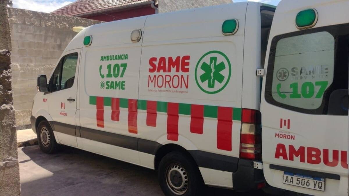 Ambulancia del SAME Morón.