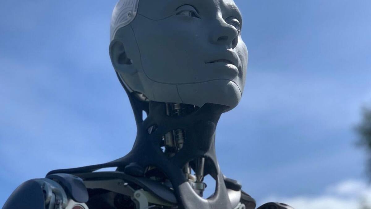 Ameca, el robot humanoide más avanzado del mundo. Foto: @amecatherobot