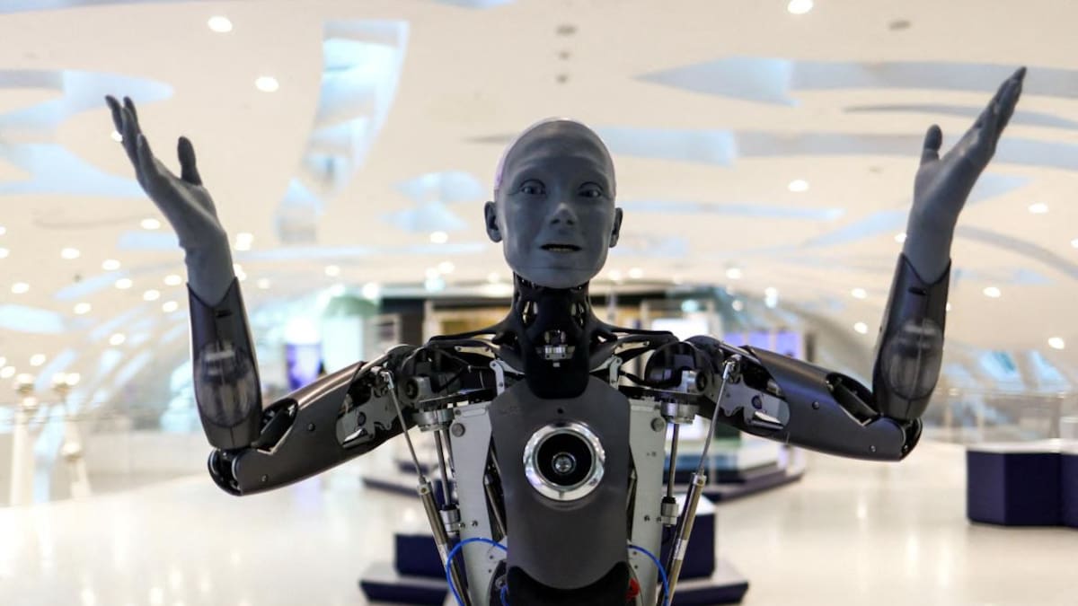 Ameca será exhibido en el Museo de Futuro de Dubai. Foto: Reuters.