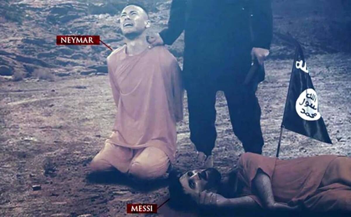 Amenaza de ISIS contra Messi y Neymar