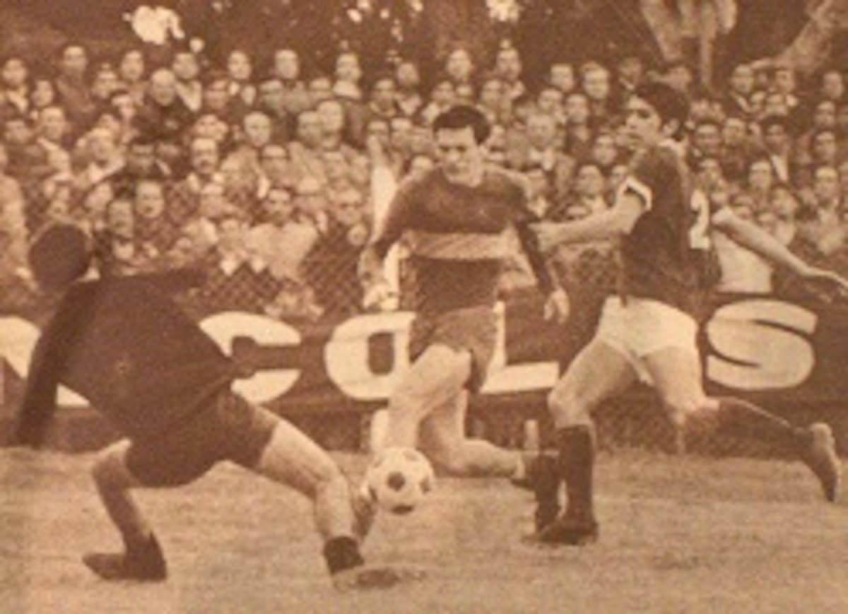 Amistoso de Boca en San Nicolás en 1971.