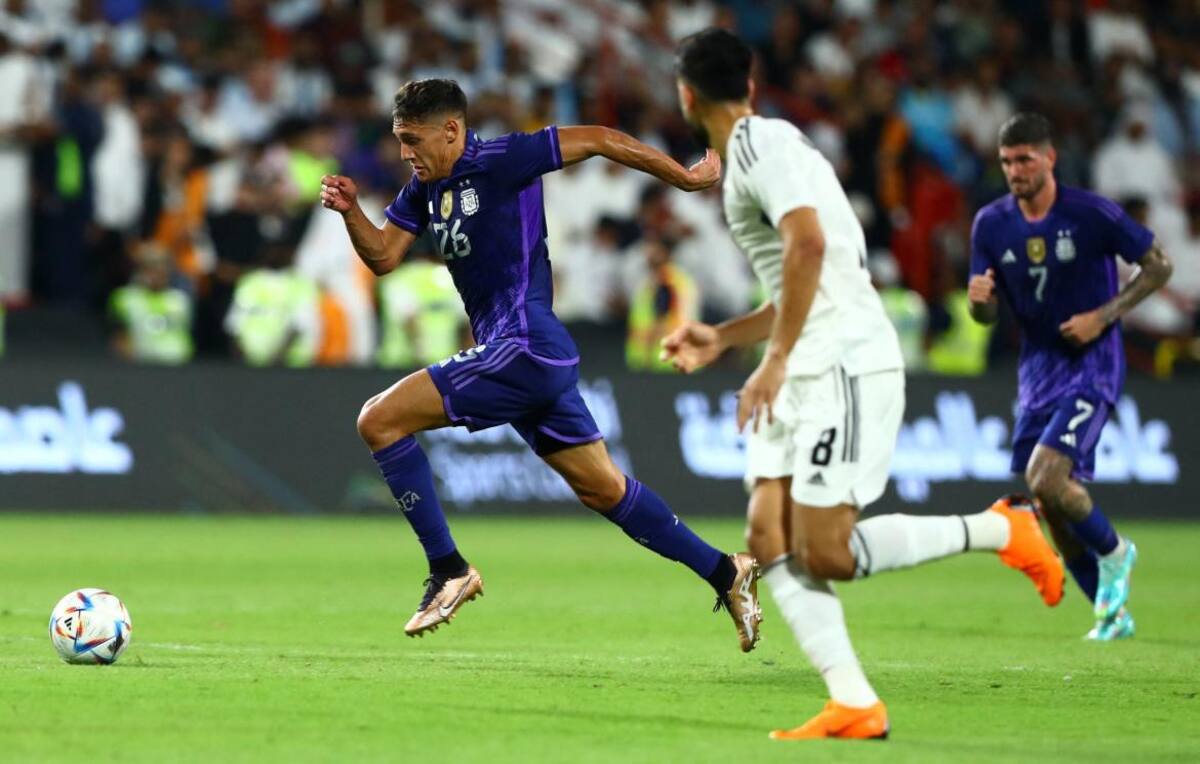 Amistoso Selección Argentina vs. Emiratos árabes, Nahuel Molina, Reuters