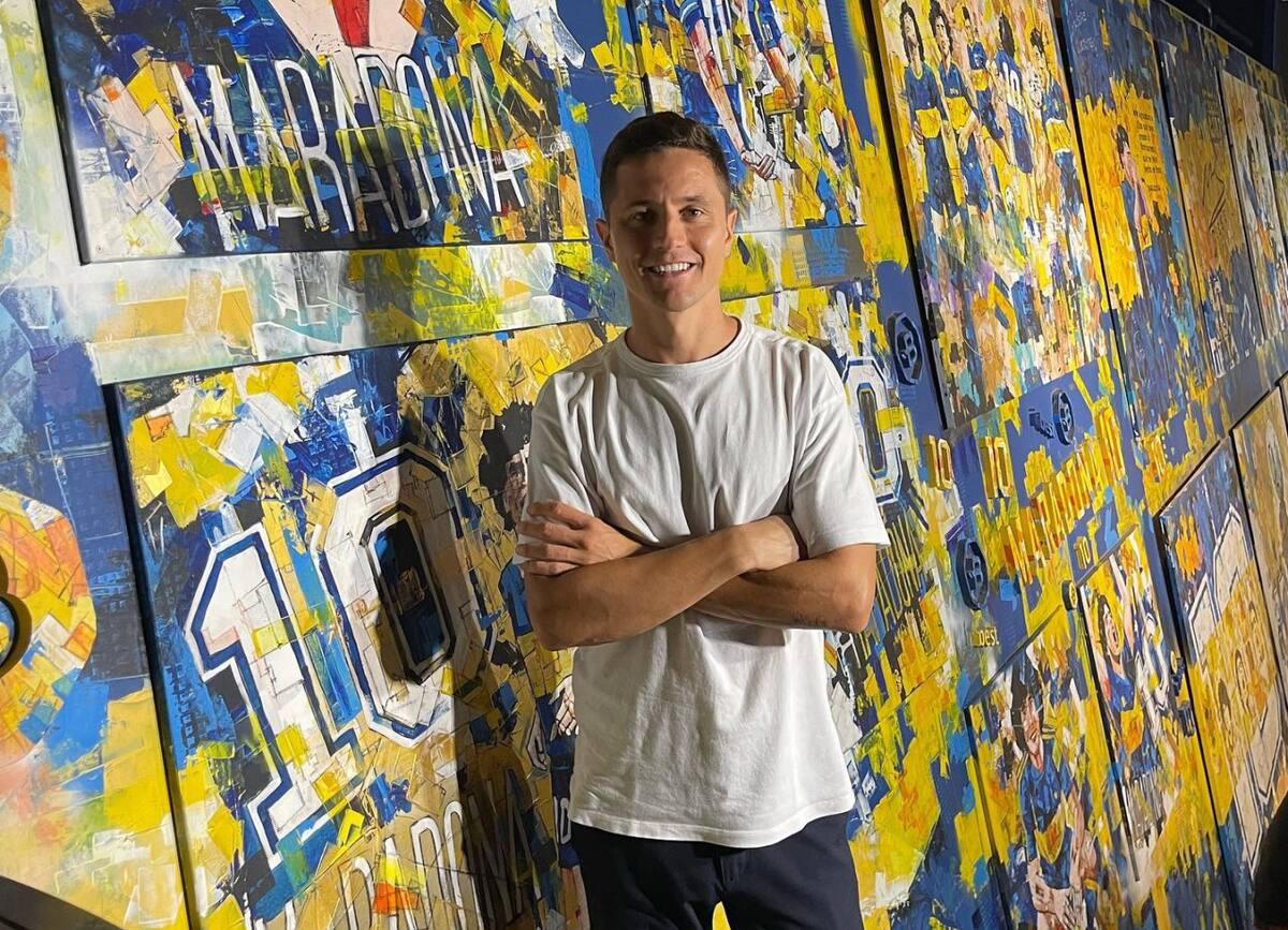 Ander Herrera en Boca. Foto: Instagram @anderherrera