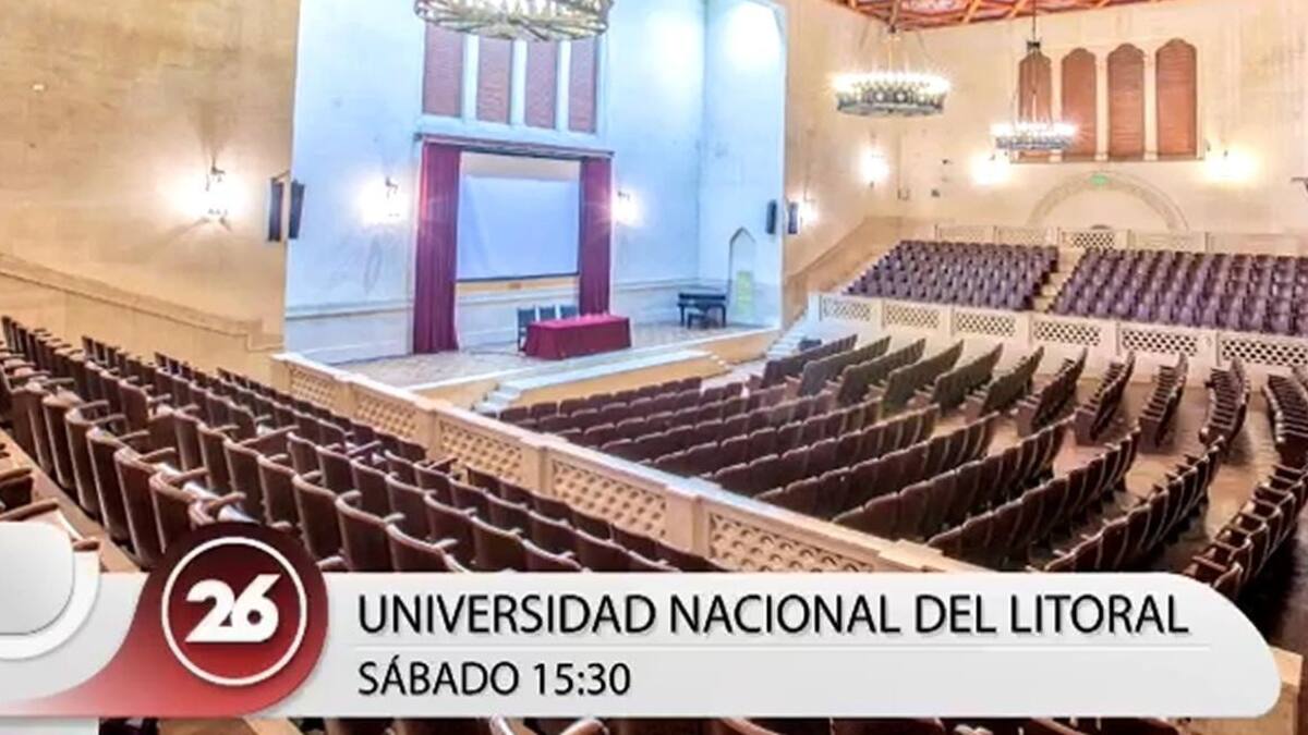 Andrés Klipphan en la Universidad Nacional del Litoral, debate presidencial, CANAL 26