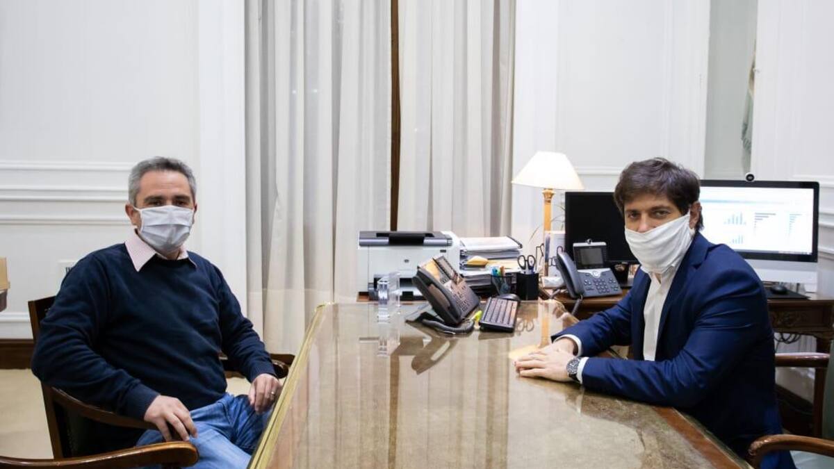 Andrés Larroque, Axel Kicillof, gobierno de la provincia de Buenos Aires, NA
