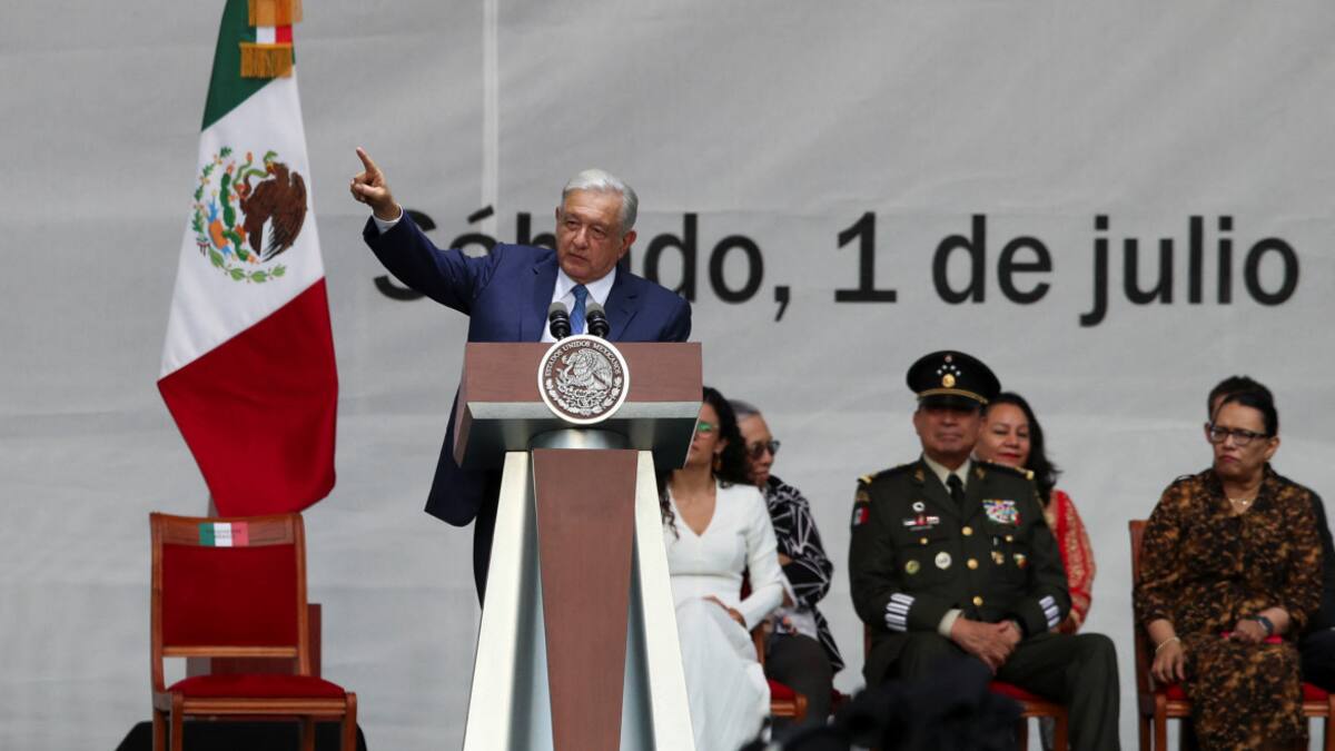 Andrés Manuel López Obrador pidió que no voten a Ron DeSantis. Foto: Reuters.