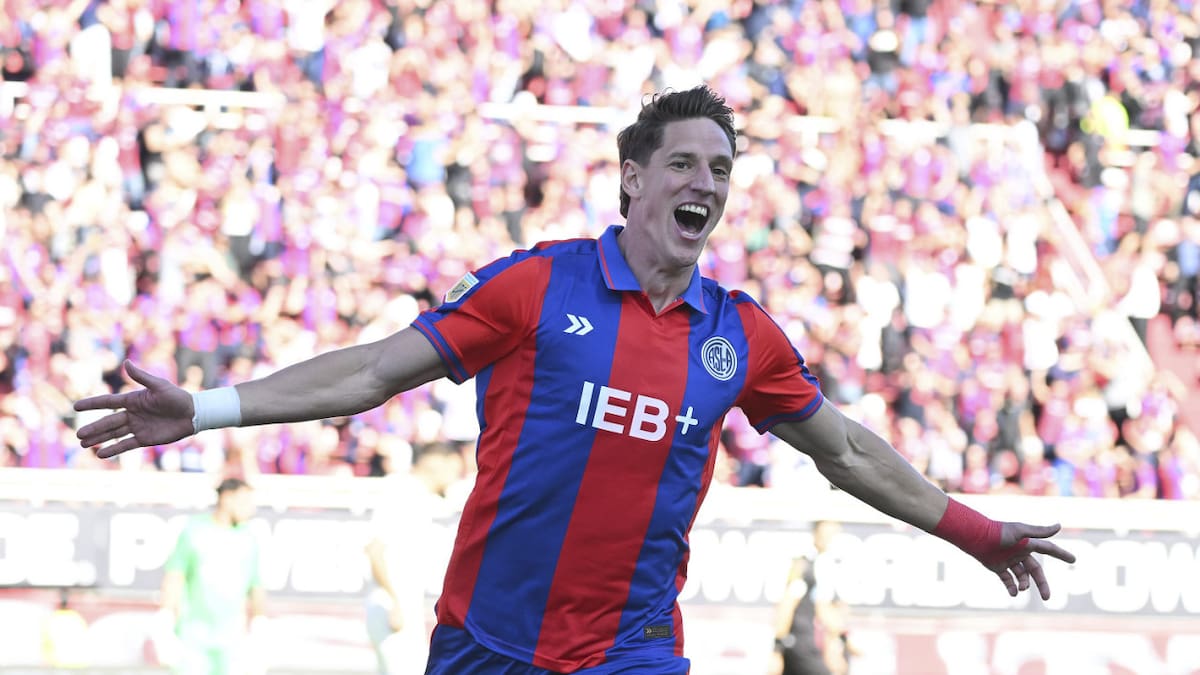 Andrés Vombergar, San Lorenzo. Foto: NA / Juan Foglia