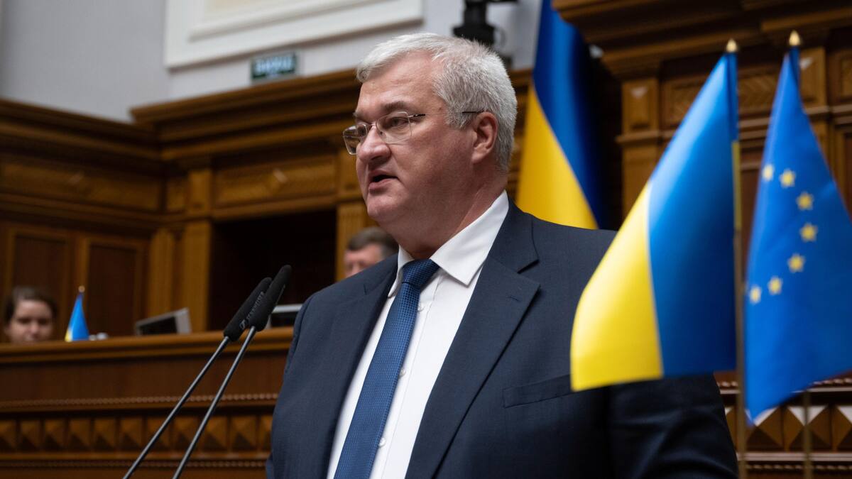 Andrí Sibiga, ministro de Asuntos Exteriores de Ucrania.