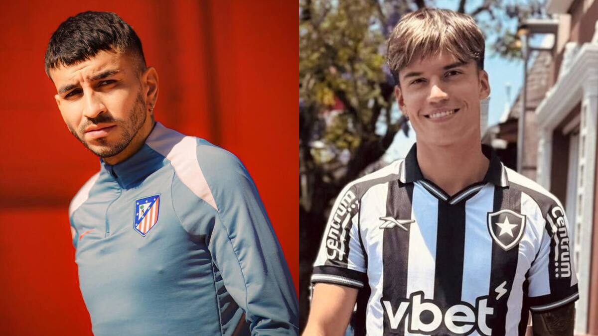 Ángel Correa y Joaquín Correa. Fotos: Instagram.