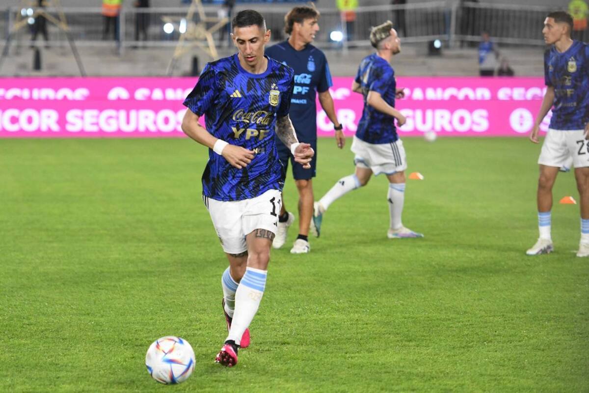 Ángel Di María; Argentina vs. Panamá. Foto: Télam.