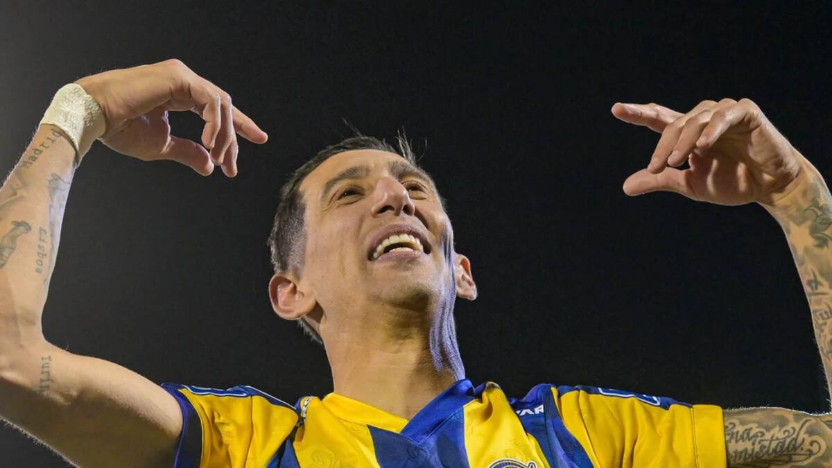 Ángel Di María en Rosario Central.
