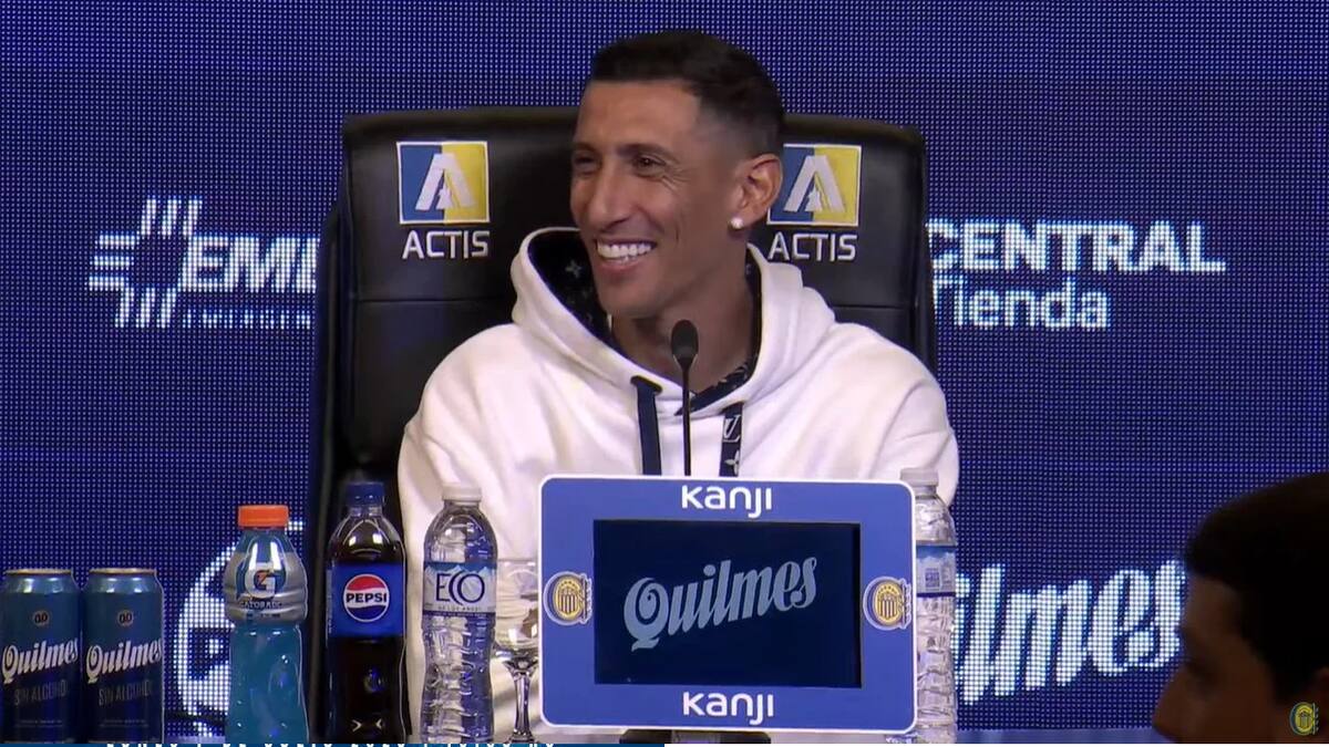 Ángel Di María retornó a Rosario Central.