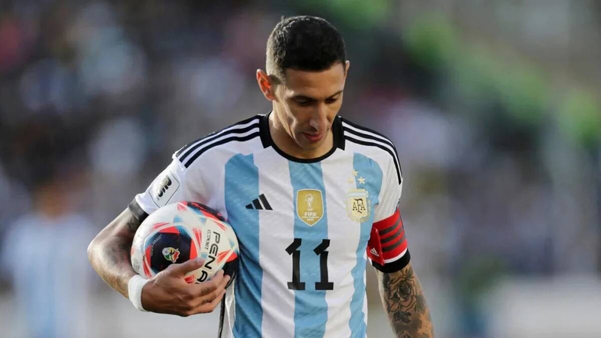 Ángel Di María, uno de los máximos ídolos de la Selección Argentina. Foto: NA.