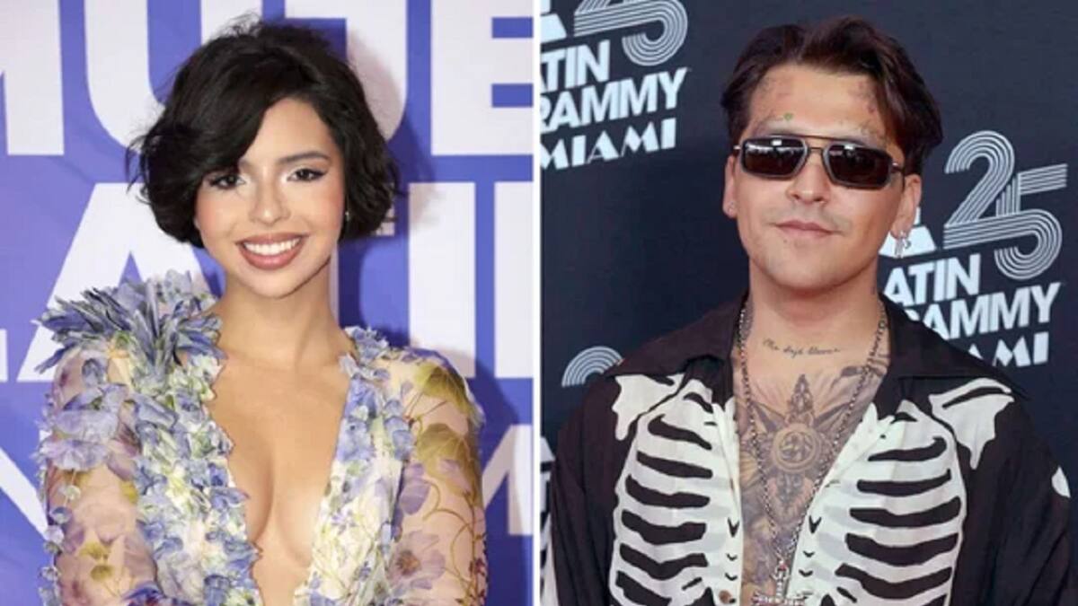 Ángela Aguilar y Christian Nodal. Foto: NA.