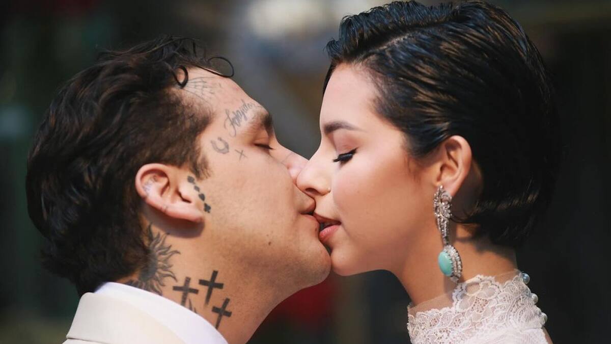 Ángela Aguilar y Christian Nodal. Foto: Reuters.