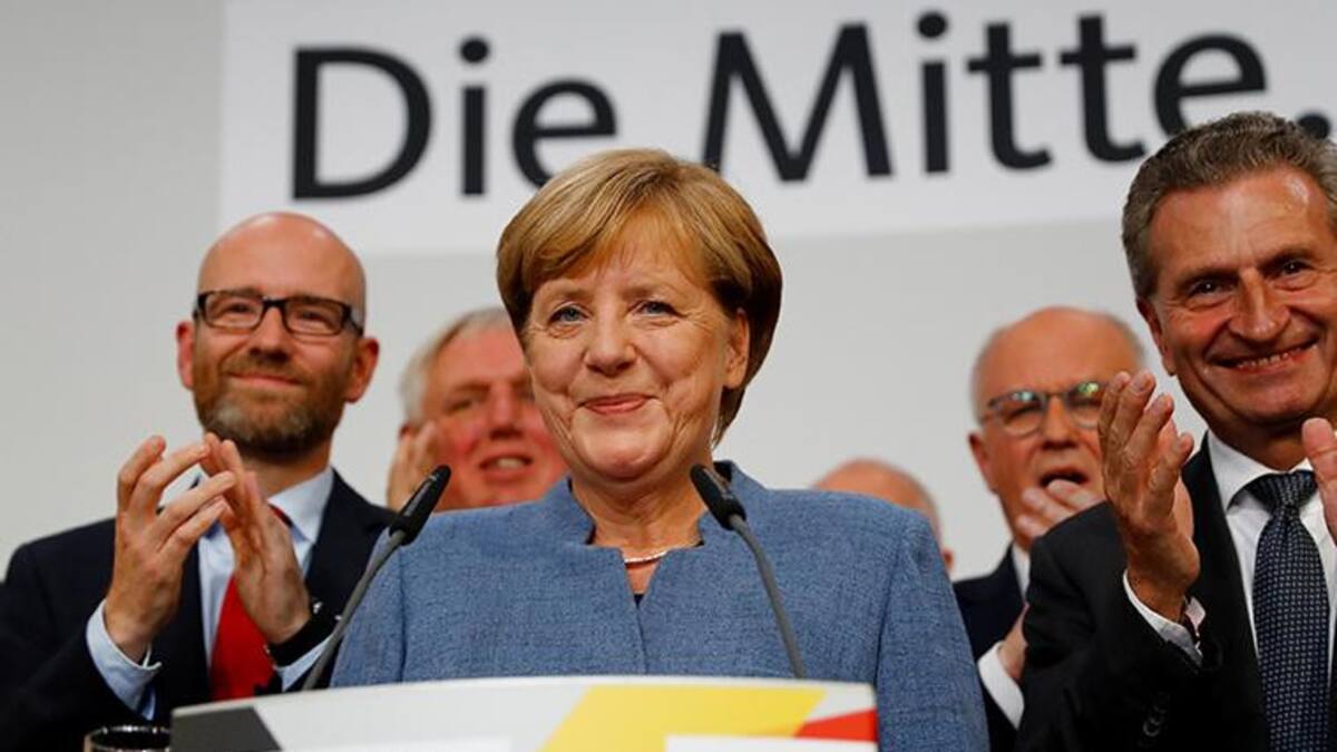 Merkel, tras victoria en elecciones: "Somos el partido más fuerte"