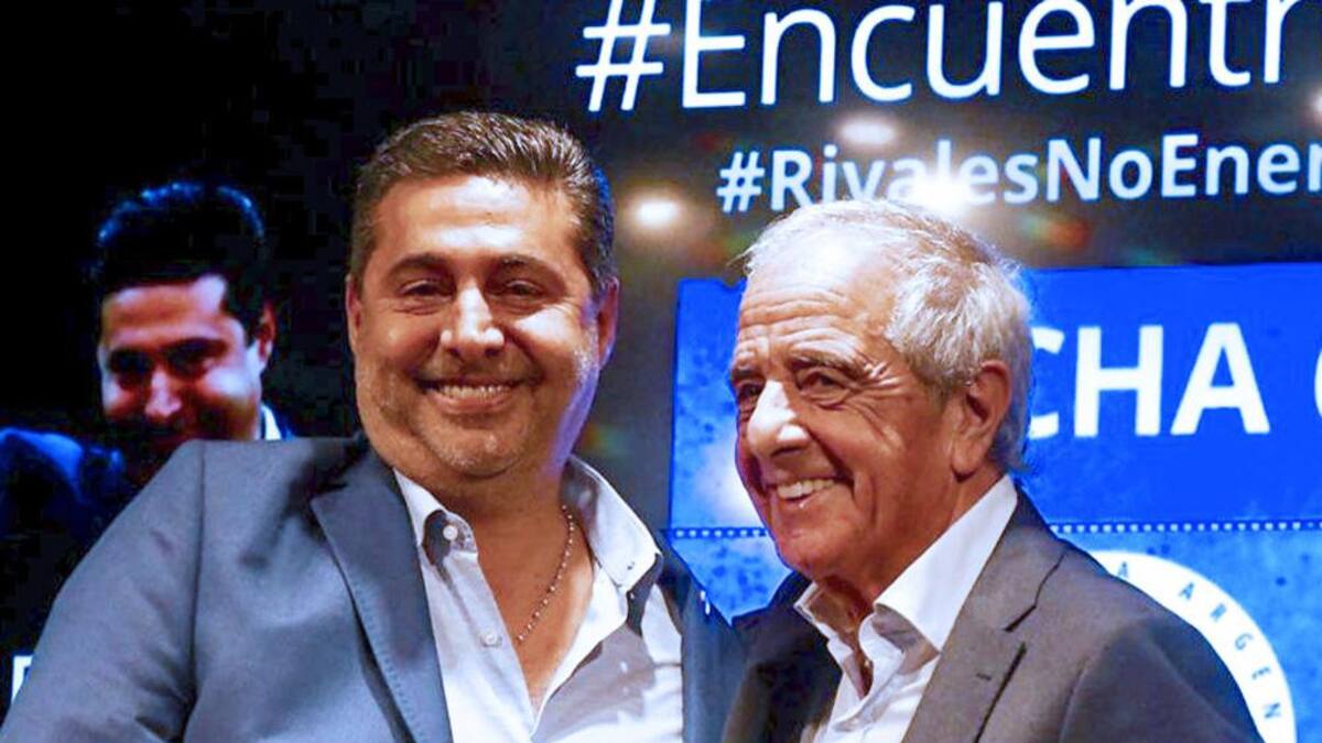 Angelici y DOnofrio, Boca y River, fútbol, deportes