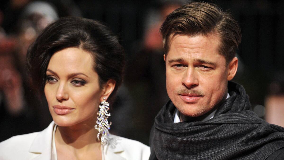Angelina Jolie y Brad Pitt. Foto: NA.