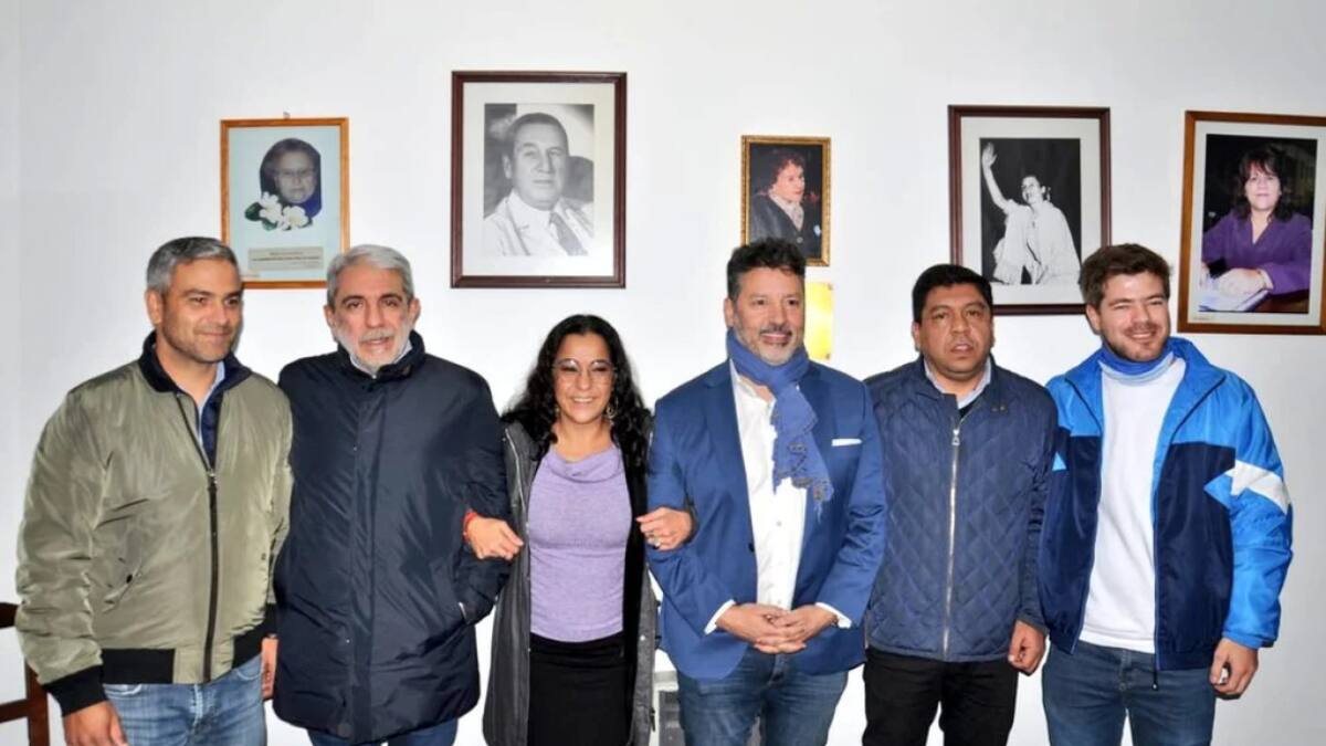Aníbal Fernandez y Gustavo Menéndez, asignados como interventores del PJ de Jujuy. Foto: Prensa.
