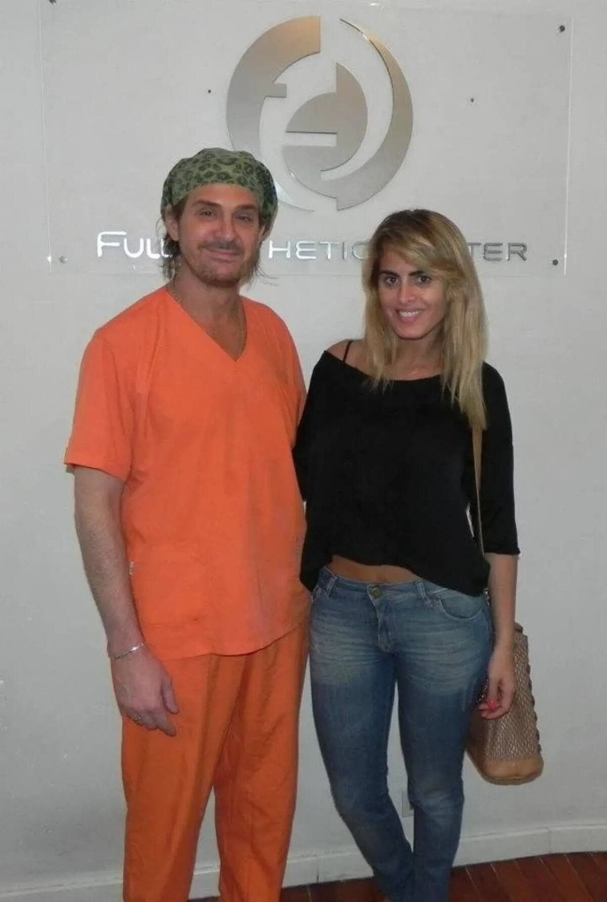 Aníbal Lotocki con Silvina Luna. Foto: Twitter.