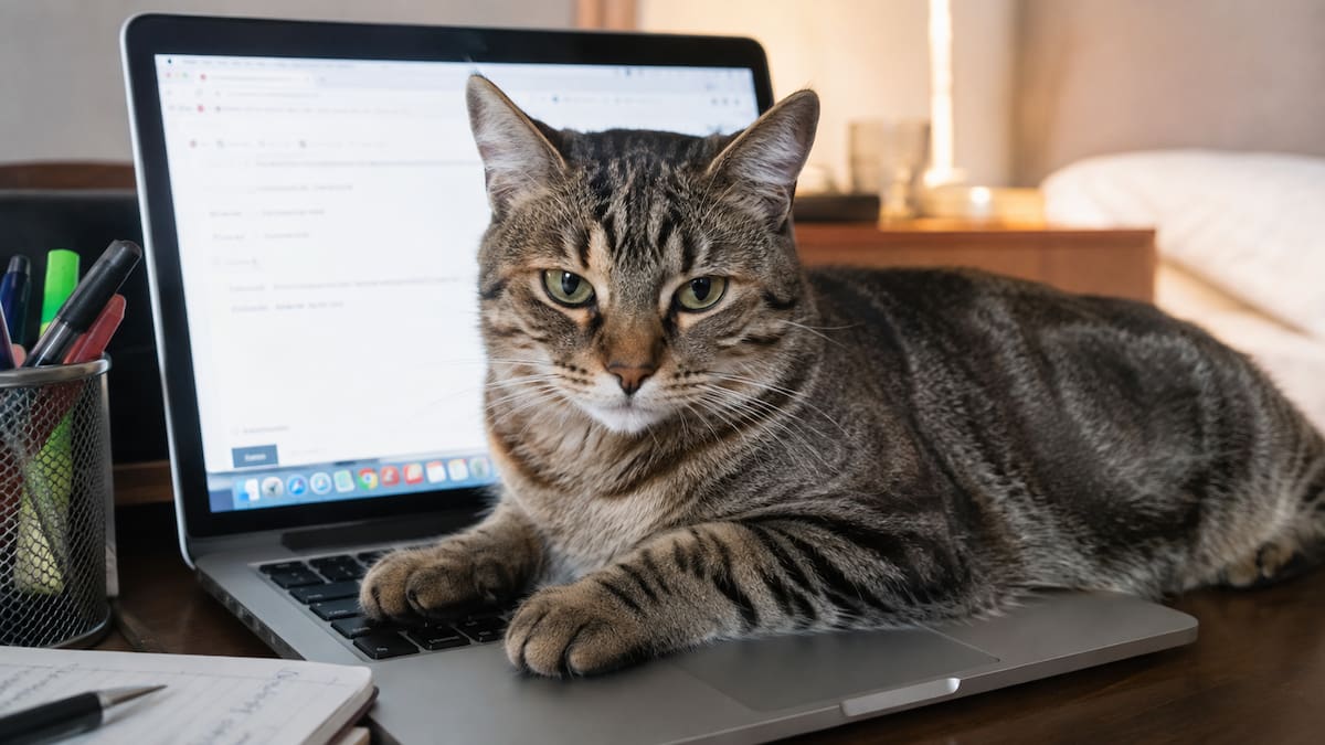 Por qué tu gato se acuesta sobre la computadora: no es solo por el calor y los veterinarios explican la verdadera razón