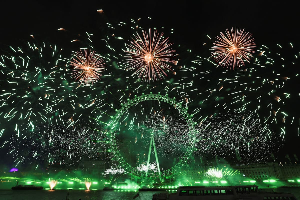 Año Nuevo en Reino Unido. Foto: Reuters