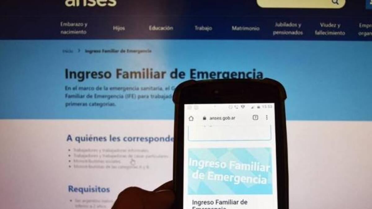 ANSES, IFE, economía argentina, coronavirus