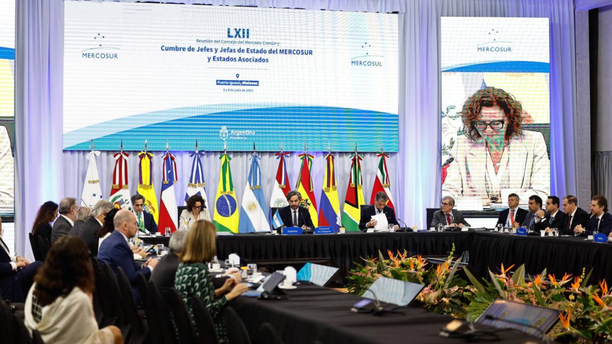 Antesala a la cumbre del Mercosur. Foto: EFE.