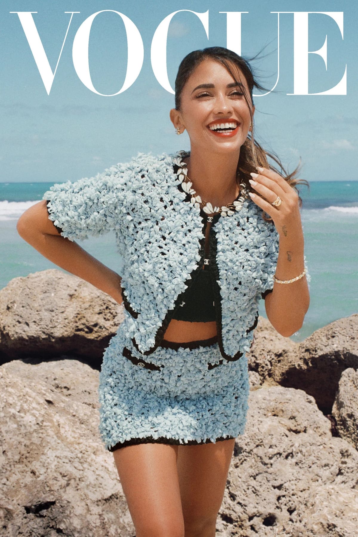Antonela Roccuzzo, tapa de Vogue. Foto: Lucas Ricci.