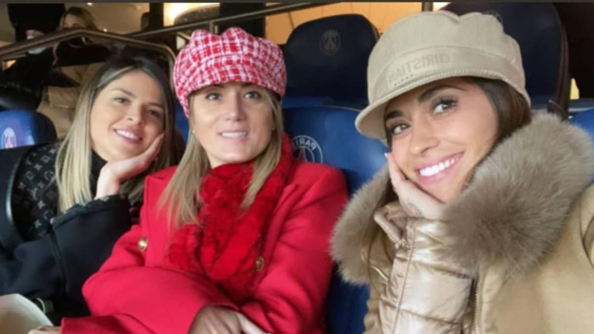 Antonela Rocuzzo, Jorgelina Cardozo. Foto: Instagram/antonelaroccuzzo.
