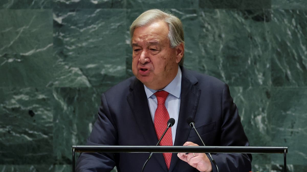 António Guterres, secretario general de la ONU. Foto: Reuters.