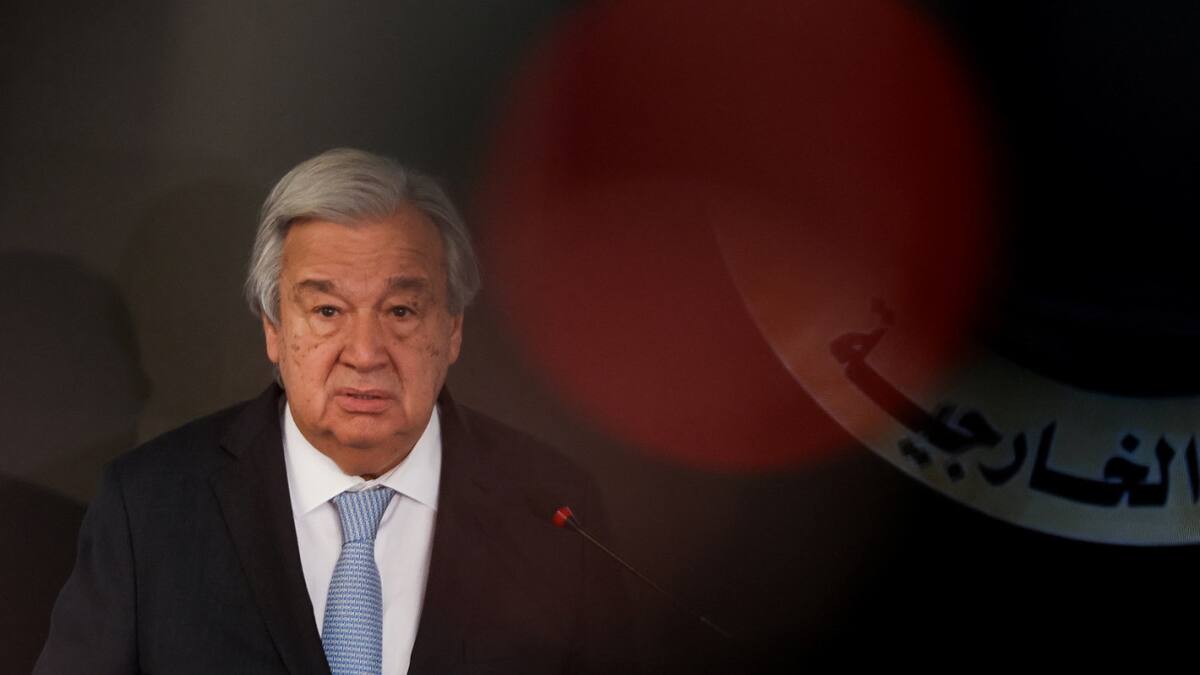 António Guterres, secretario general de la ONU. Foto: Reuters