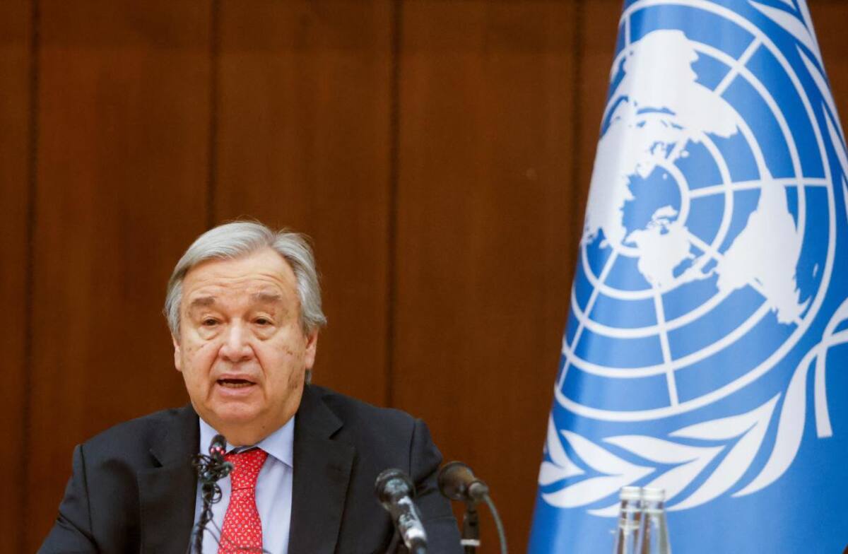 António Guterres, secretario general de la ONU. Foto: Reuters.
