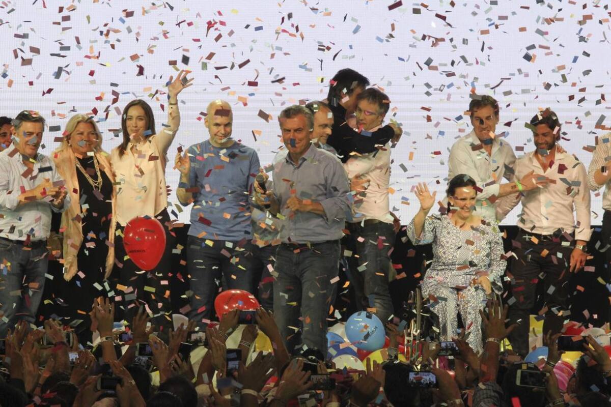 Anuario 2017 - Festejo de Cambiemos en elecciones legislativas (NA)