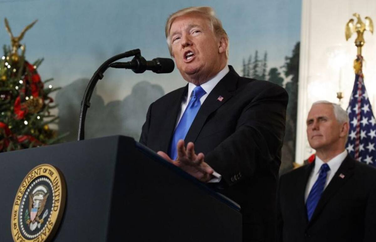 Anuario 2017 - Trump sobre Jerusalen