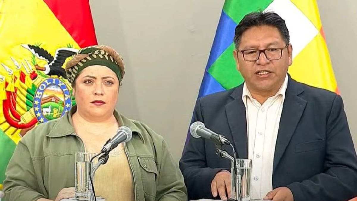 Anuncio de Bolivia sobre la ruptura de relaciones diplomáticas con Israel. Foto: Captura de video.