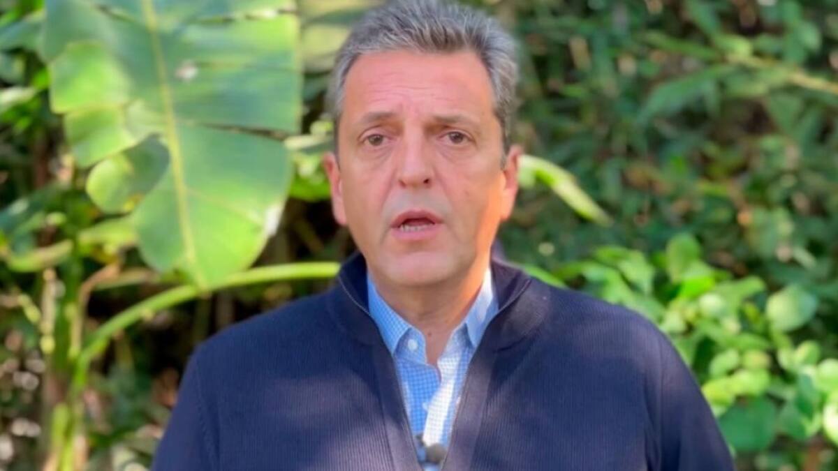 Anuncios de Sergio Massa. Foto: captura de video.